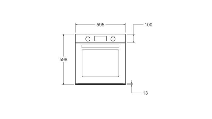 60 cm Electric Pyro Built-in Oven, TFT display | Bertazzoni