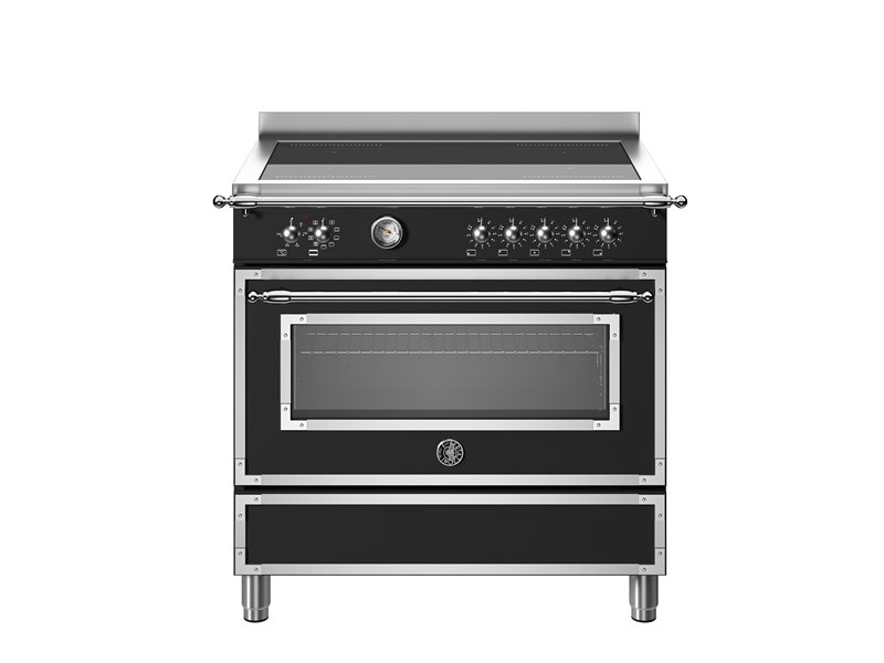 90 cm induction top, electric oven