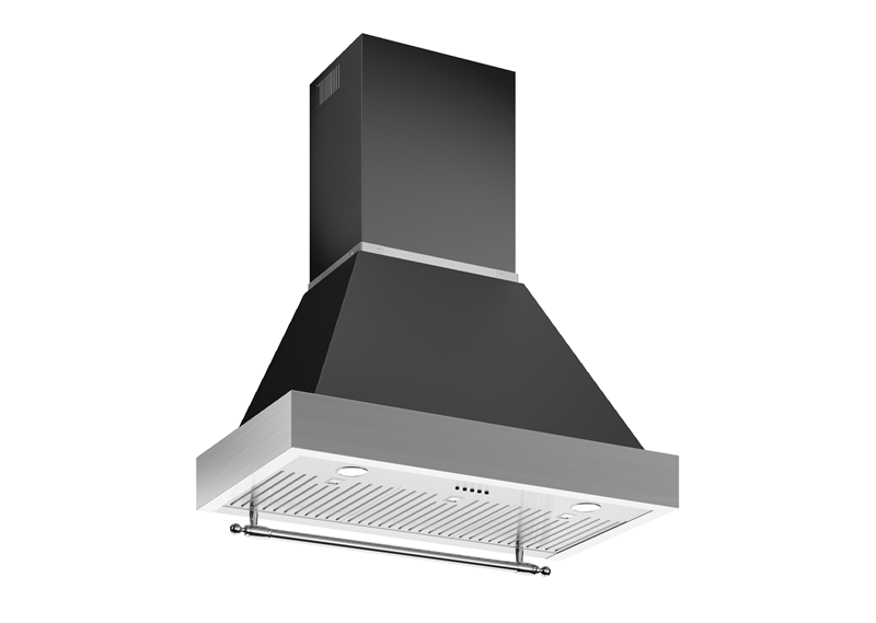 100 cm Wall Mount, 1 motor | Bertazzoni - Nero Matt