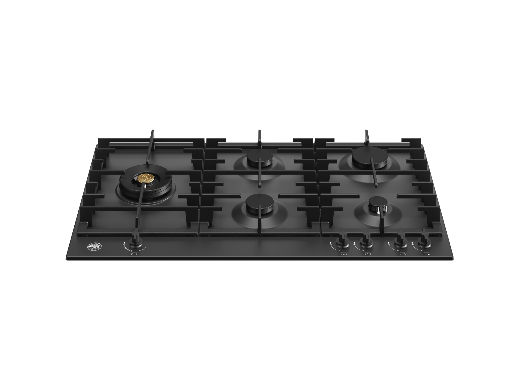 P905INE LA GERMANY 5 FIRE GLASS CERAMIC INDUCTION COOKTOP 88 CM